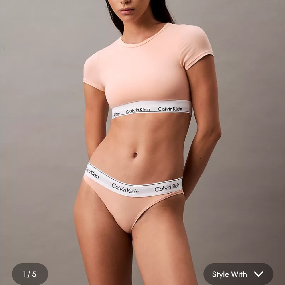 NWT Calvin Klein Modal T-shirt Bralette